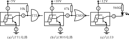 霍爾開關(guān)電路的接口圖