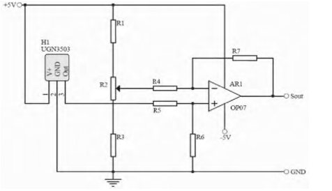 靜電場測量霍爾元件